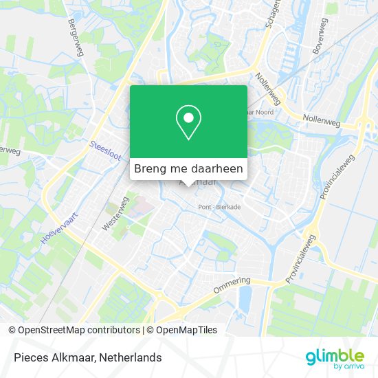 Pieces Alkmaar kaart
