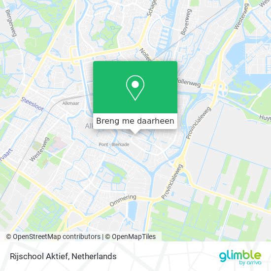 Rijschool Aktief kaart