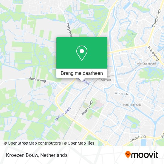 Kroezen Bouw kaart