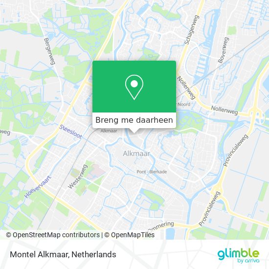 Montel Alkmaar kaart