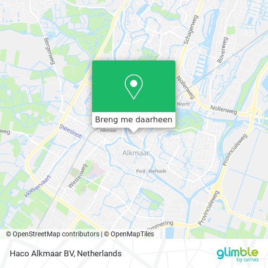 Haco Alkmaar BV kaart