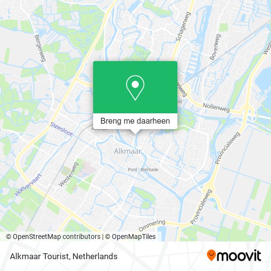 Alkmaar Tourist kaart