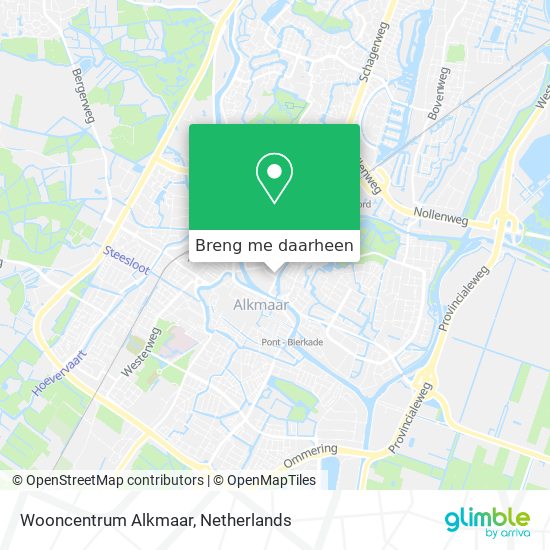 Wooncentrum Alkmaar kaart