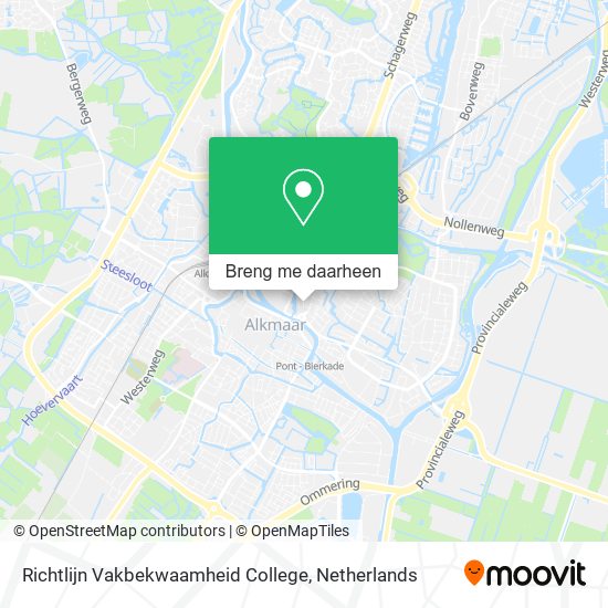 Richtlijn Vakbekwaamheid College kaart