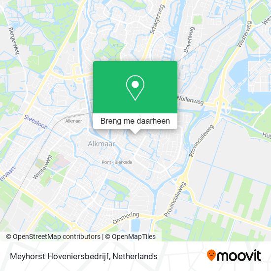 Meyhorst Hoveniersbedrijf kaart