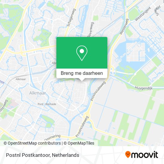 Postnl Postkantoor kaart