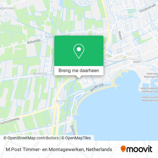 M.Post Timmer- en Montagewerken kaart