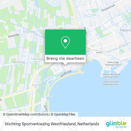 Stichting Sportverkiezing Westfriesland kaart