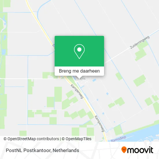 PostNL Postkantoor kaart