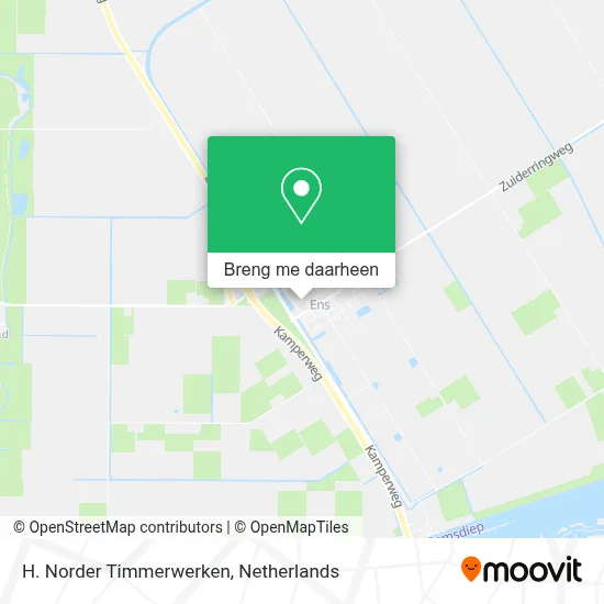 H. Norder Timmerwerken kaart