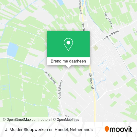 J. Mulder Sloopwerken en Handel kaart