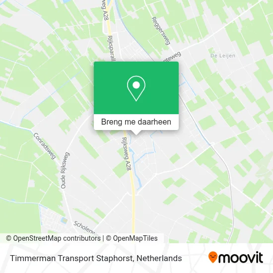 Timmerman Transport Staphorst kaart