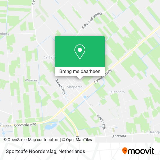 Sportcafe Noorderslag kaart