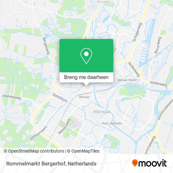 Rommelmarkt Bergerhof kaart