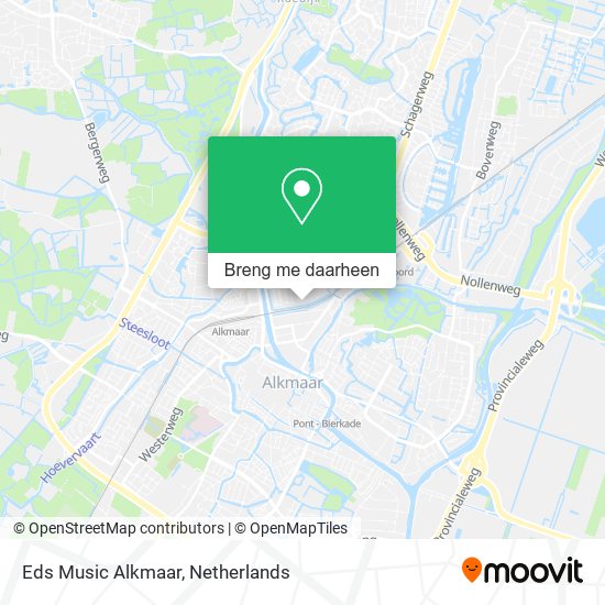 Eds Music Alkmaar kaart
