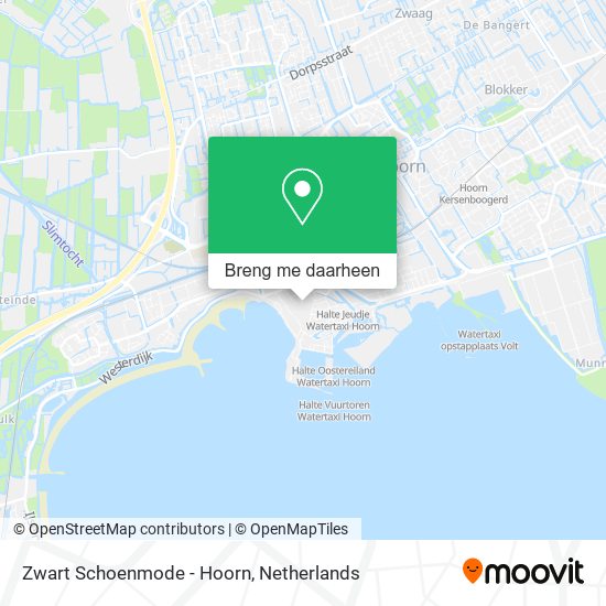 Zwart Schoenmode - Hoorn kaart