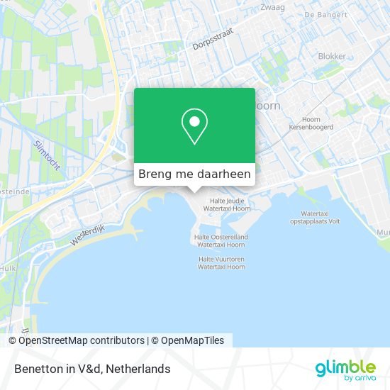 Benetton in V&d kaart