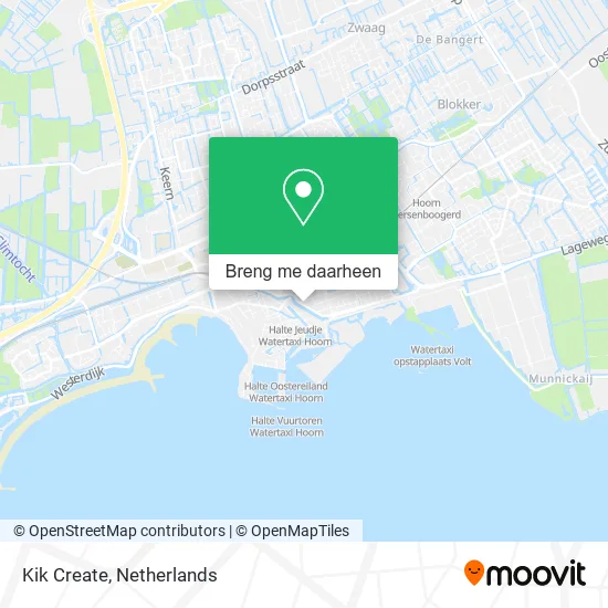 Kik Create kaart