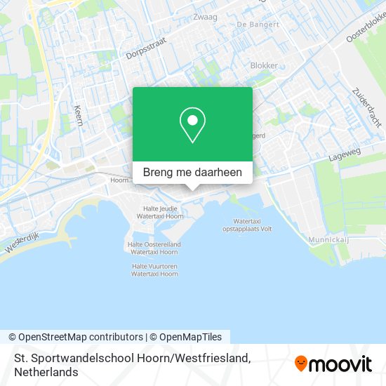 St. Sportwandelschool Hoorn / Westfriesland kaart