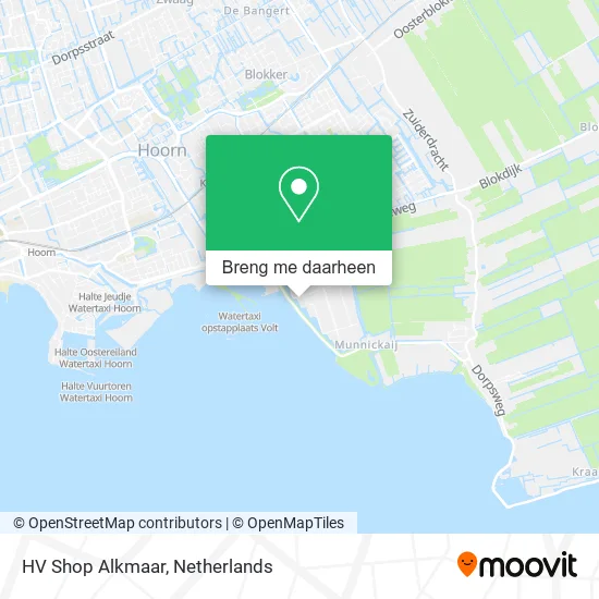 HV Shop Alkmaar kaart