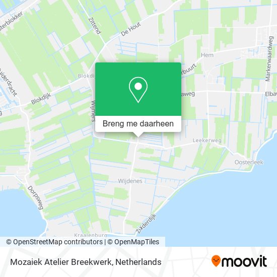 Mozaiek Atelier Breekwerk kaart