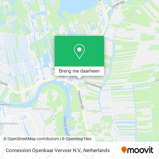 Connexxion Openbaar Vervoer N.V. kaart