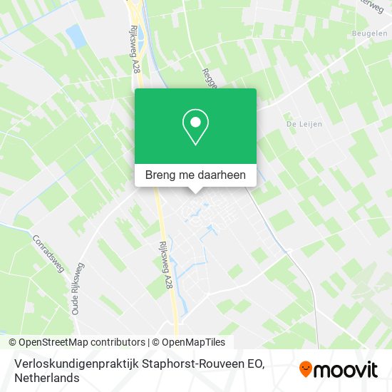 Verloskundigenpraktijk Staphorst-Rouveen EO kaart