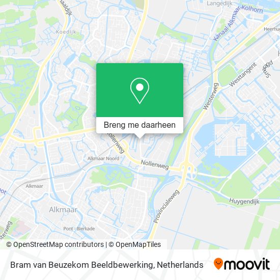 Bram van Beuzekom Beeldbewerking kaart
