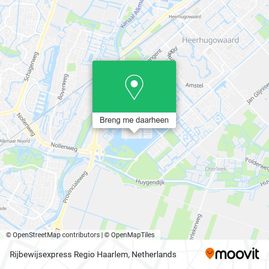 Rijbewijsexpress Regio Haarlem kaart