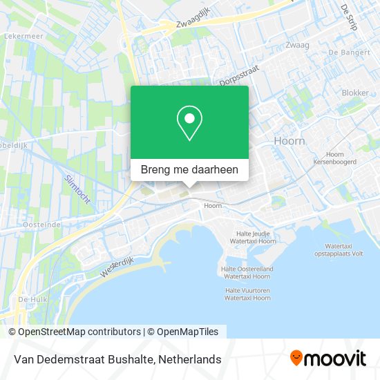 Van Dedemstraat Bushalte kaart