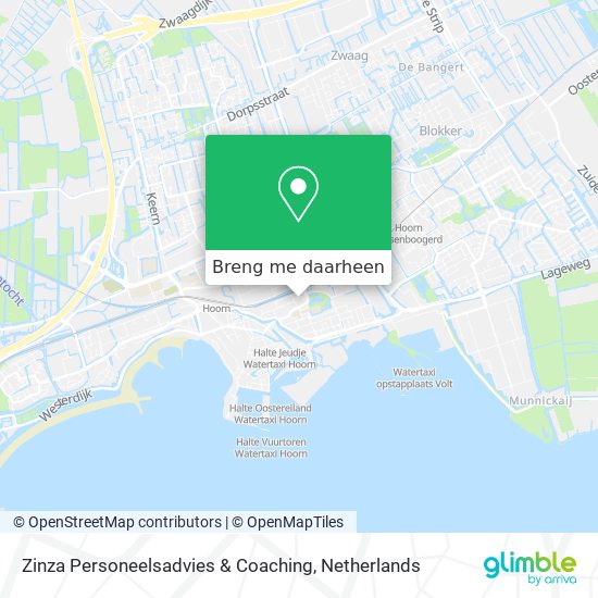 Zinza Personeelsadvies & Coaching kaart