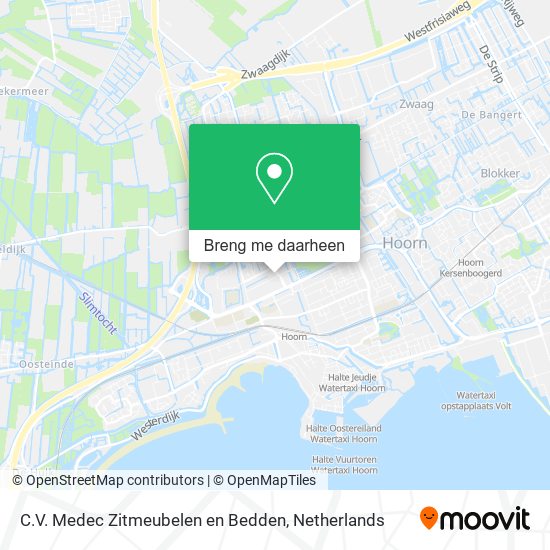 C.V. Medec Zitmeubelen en Bedden kaart