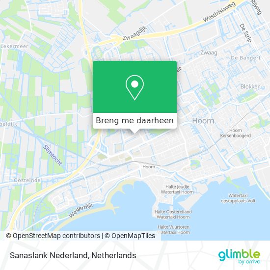 Sanaslank Nederland kaart