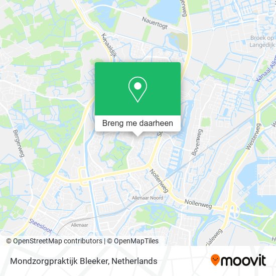 Mondzorgpraktijk Bleeker kaart