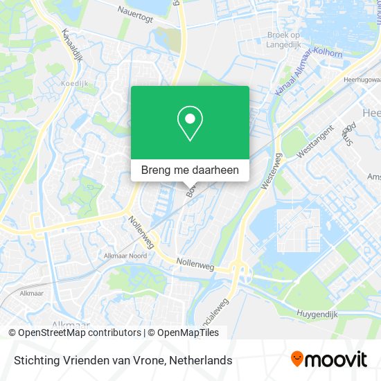 Stichting Vrienden van Vrone kaart