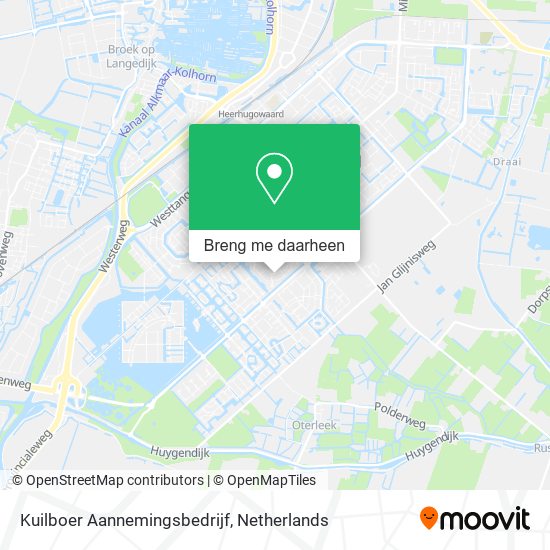 Kuilboer Aannemingsbedrijf kaart