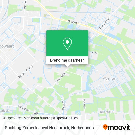 Stichting Zomerfestival Hensbroek kaart