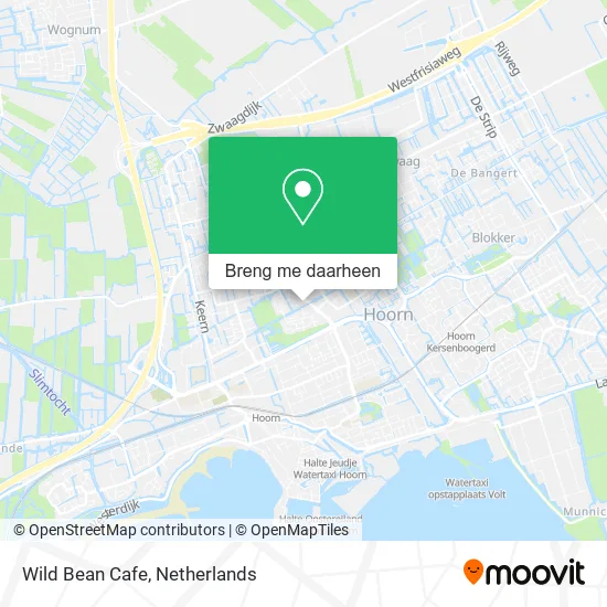 Wild Bean Cafe kaart