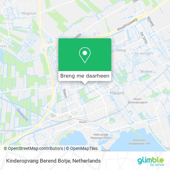 Kinderopvang Berend Botje kaart