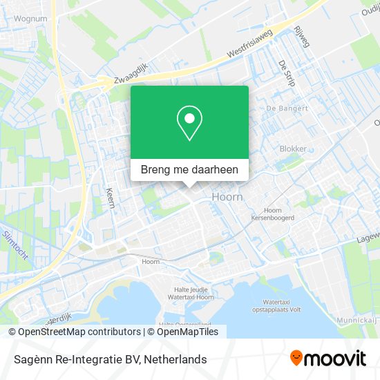 Sagènn Re-Integratie BV kaart