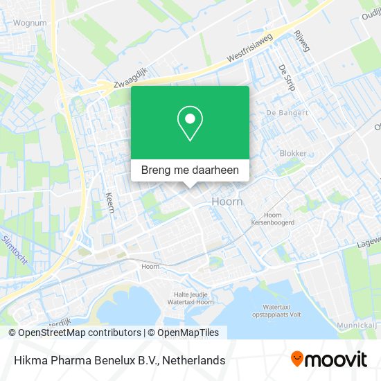 Hikma Pharma Benelux B.V. kaart