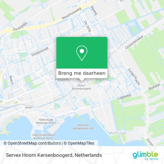 Servex Hoorn Kersenboogerd kaart