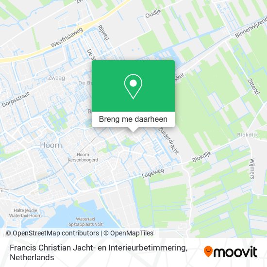 Francis Christian Jacht- en Interieurbetimmering kaart