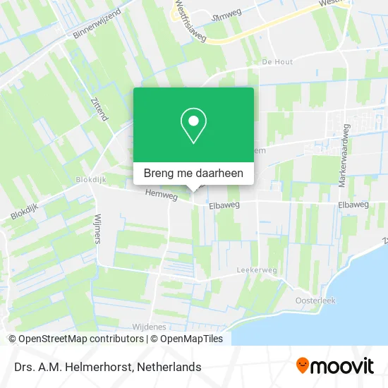 Drs. A.M. Helmerhorst kaart