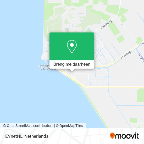 EVnetNL kaart