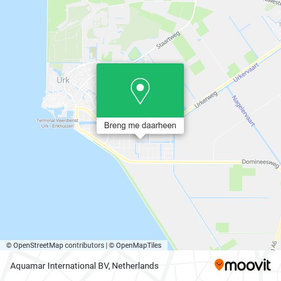 Aquamar International BV kaart