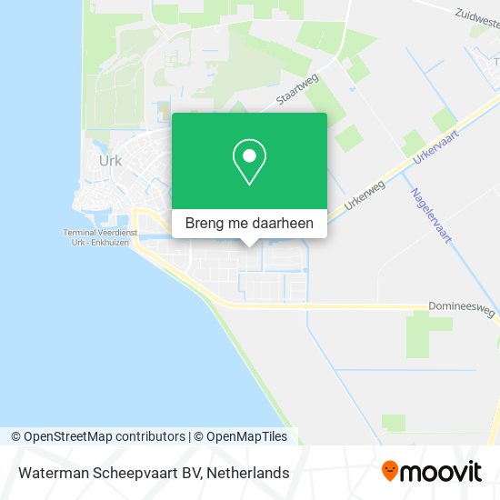 Waterman Scheepvaart BV kaart