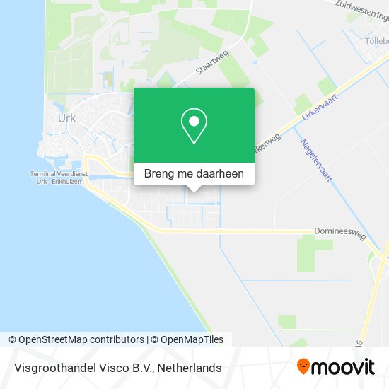 Visgroothandel Visco B.V. kaart