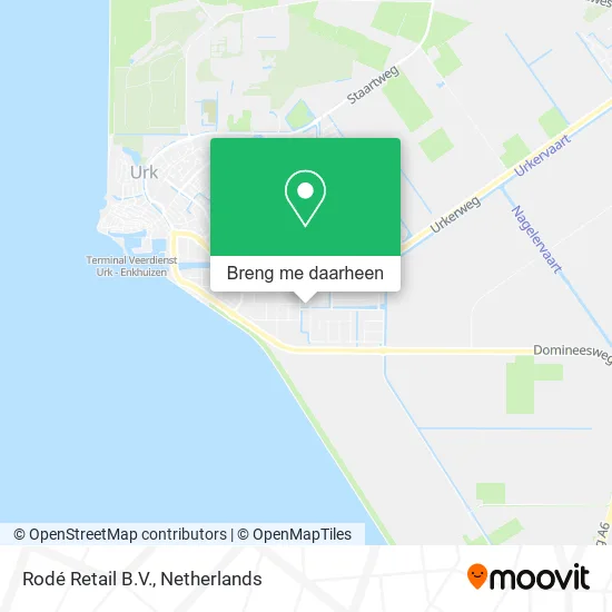 Rodé Retail B.V. kaart