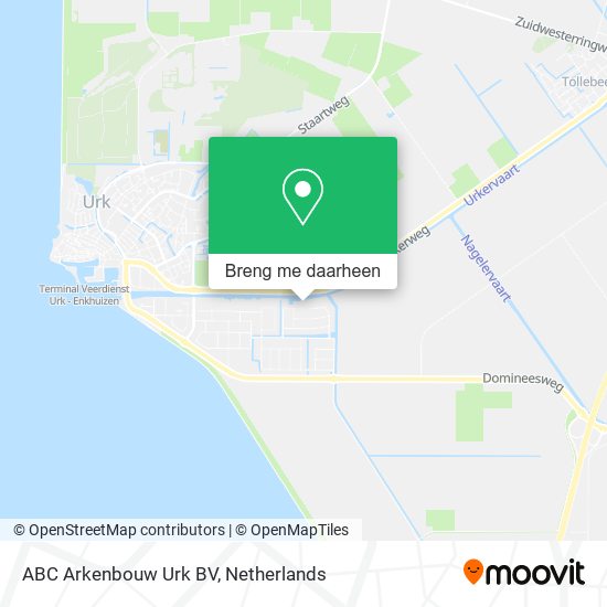 ABC Arkenbouw Urk BV kaart